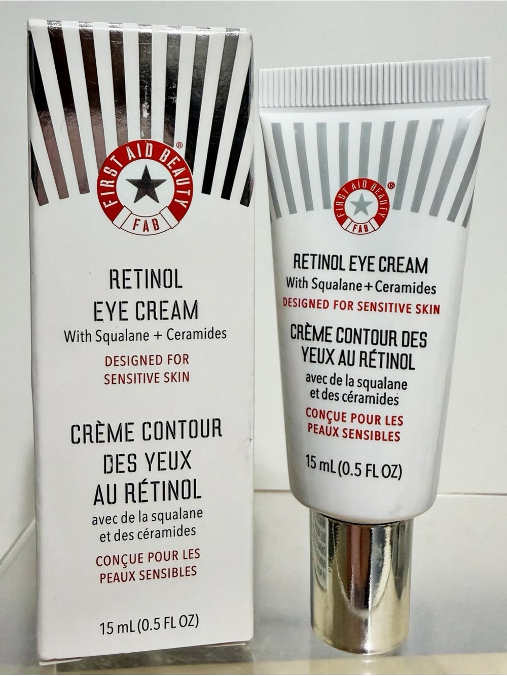 First Aid Beauty RETINOL EYE CREAM with Squalane + Ceramides